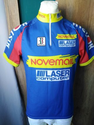 Bemme Histor Novemail Laser Computer Cycling Shirt Jersey Vintage Maglia Rare
