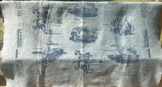 Vintage (rare) U - Haul Moving Blanket Pad Approx.  70 " X 80 " Uhaul