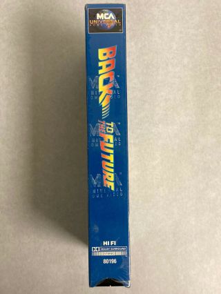 Back to the Future VHS Mcdonald ' s Promo Brand Rare Not For Resale 2