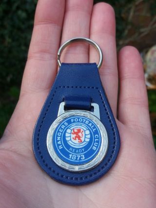 Rangers Football Club Vintage Keyring Rare Vgc