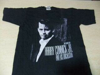 Vintage Harry Connick 90 T Shirt Single Stich Rock Tour Band Concert Rare Music