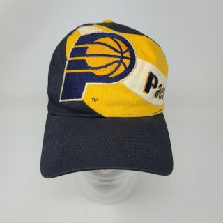 Rare Vintage Nba Indiana Pacers Snapback Cap Hat
