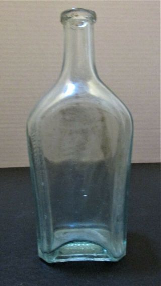 Vintage Ed Pinaud Embossed Glass Perfume Bottle (paris).  Rare Find.