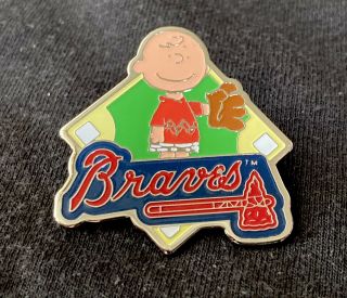 Atlanta Braves Pin Peanuts Pin Mlb Pin “rare Only 500 Made”