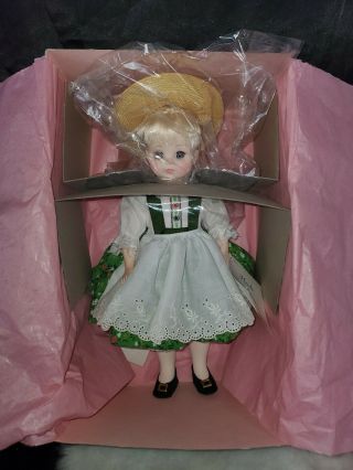 Nwt Vintage Rare Madame Alexander Doll Heidi 1580 Doll With Box