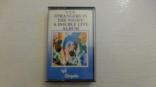 Ufo.  Strangers In The Night.  V Rare Dbl Play Cassette.  1979.  Chrysalis.