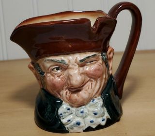 Vintage Rare Royal Doulton " Old Charley " Character Toby Mug Jug 3 1/4 Inches