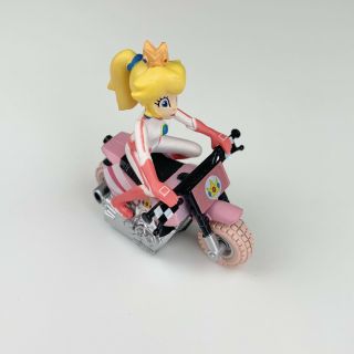 Mario Mario Kart Princess Peach Motorcycle Rare Nintendo T - Arts Tomy 2008
