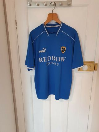 Rare Vintage 2003/04 Cardiff City Football Shirt,  Redrow Homes Sponsor