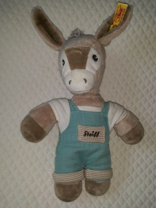 Rare Steiff Donkey Plush Izzy Made In Germany