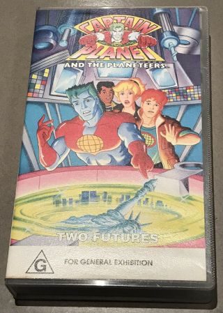 Captain Planet And The Planeteers Two Futures Rare Vhs Video