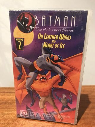 Batman: The Animated Series Volume 2 Vhs Video Tape Very Rare