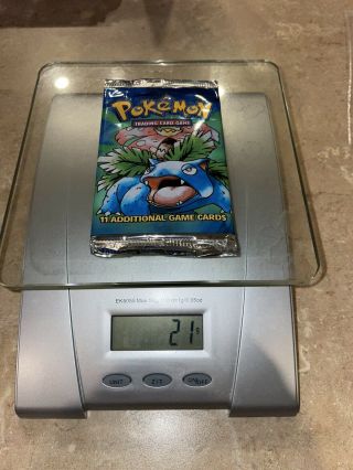 Rare Vintage 1999 Base Set Unlimited Booster Pack Opened With Cards (heavy)