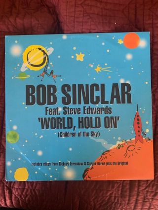 Rare Bob Sinclar - World,  Hold On (children Of The Sky) Defected Uk Single