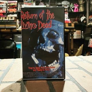 Return Of The Living Dead Vhs Horror Rare Hemdale Home Video (rental Cutbox)