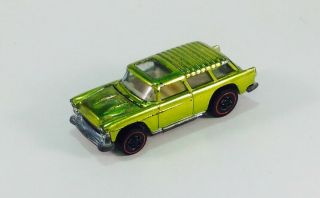 Rare Hot Wheels Red Line 1970 Lime Yellow Classic Nomad Us