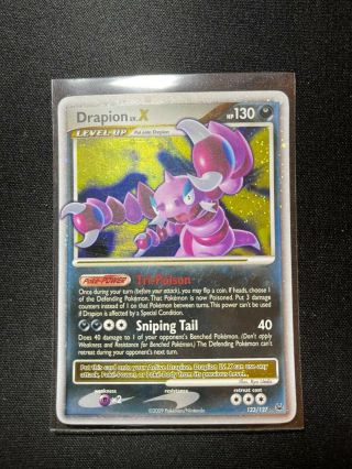 Drapion Lv.  X - 123/127 - Holo Ultra Rare Platinum (base Set) Nm Pokemon Card