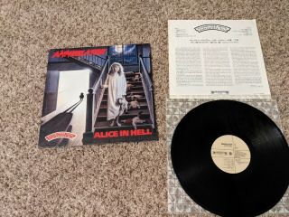 Annihilator - Alice In Hell 1990 Rare Korea Vinyl Lp W/insert
