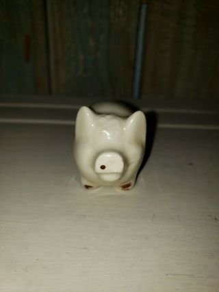Shawnee Pottery Miniature Pig Figurine Very Rare Very Hard To Find