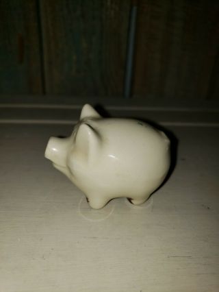 Shawnee pottery Miniature Pig Figurine very rare very hard to find 2