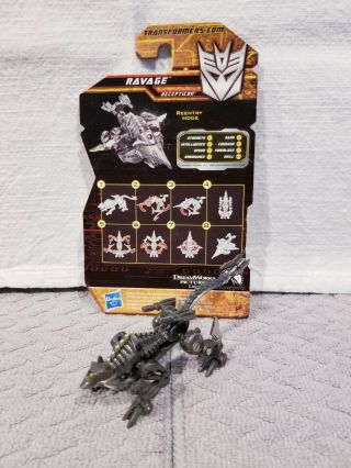Transformers Hunt For The Decepticons Hftd Legends Series Ravage Rts Decepticon