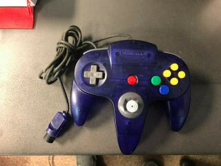 Official Oem Nintendo 64 N64 Grape Purple (nus - 005) Controller Rare