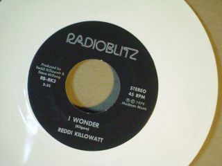 Rare Orig Mint/m - Punk Metal 45 Reddi Killowatt I Wonder/liquid Lady Radioblitz