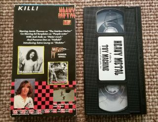 Toy Machine Skateboard Video VHS Heavy Metal 1995 Templeton Kalis Thomas RARE 2