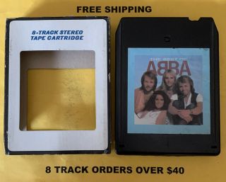 The Best Of Abba 8 Track Tape Rare 1984 Silver Eagle Warner Products