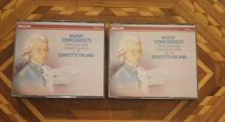 Mozart String Quartets: Quartetto Italiano 1 - 23 (rare Philips Box Set 8 Cds)
