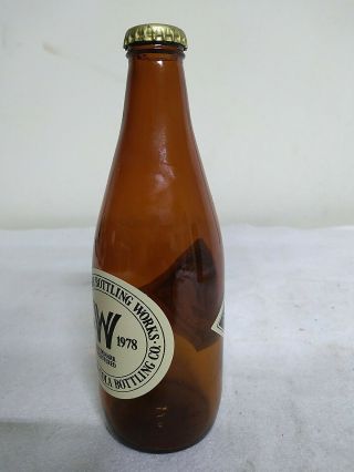 Rare 1978 Coca Cola Coke Baltimore Bottling Amber Glass Bottle 2