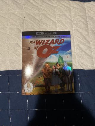 The Wizard Of Oz (4k Blu - Ray & Blu - Ray 1939) With Rare Slipcover No Digital