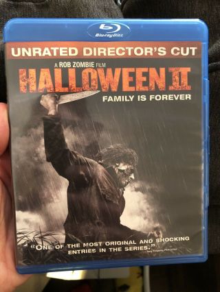 Halloween Ii 2 (blu - Ray 2009) (unrated Directors Cut) Rob Zombie Rare/oop…mint