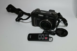 Casio Qv - 4000 Digital Camera - Rare Fully Unit With Wr - 3c Remote Control
