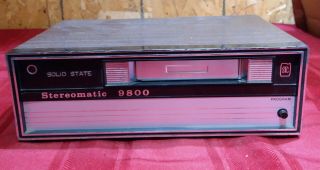 Rare Vintage 1970s Solid State 8 - Track Stereo Tape Player Hp - 9800