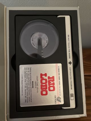 Rio Lobo 1980 Betamax First Edition MGM/CBS Big Box BETA John Wayne Western RARE 2