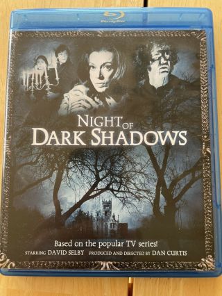 Night Of Dark Shadows Blu - Ray (bluray) Dan Curtis Rare Oop David Selby