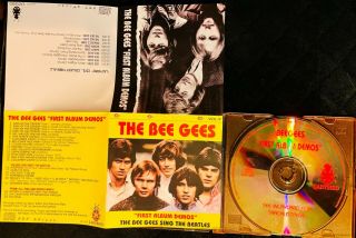 Bee Gees " First Album Demos  Bee Gees Sing The Beatles " Ultra Rare Cd