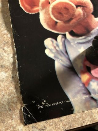 RARE Pigs In Space Vintage Poster 1978 Muppets 2