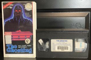 The Ghosting (vhs,  1992) Rare Horror Box Cut Clamshell