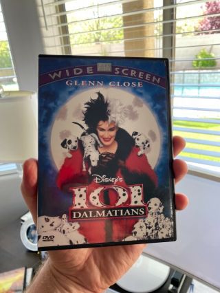 101 Dalmatians [widescreen] Glenn Close Live Action Candy Great Shape Rare