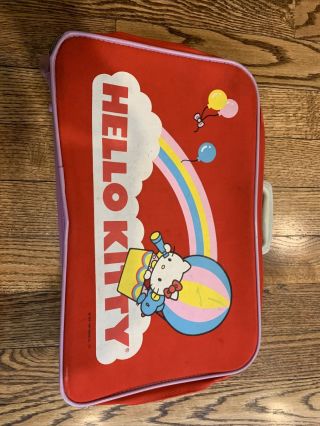 Vintage Hello Kitty Sanrio Suitcase Luggage Rare 1984