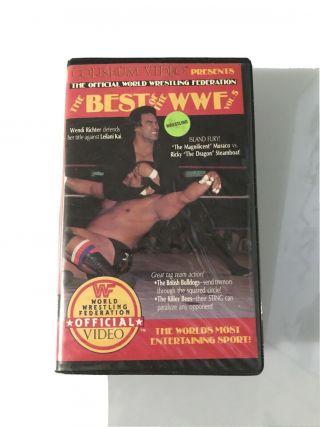 Best Of The Wwf Vol 5 Vhs Tape Vintage Wrestling Wwe Rare