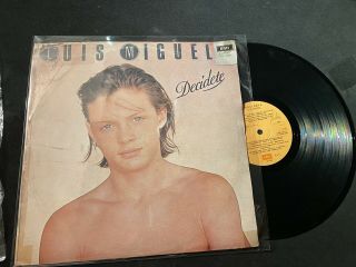 Luis Miguel - Decídete Rare Vinyl 1992 Ecuador Arjona Enrique Iglesias Ricky