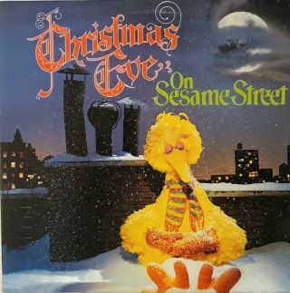 Rare Christmas Eve On Sesame Street Lp Vg,  /ex Ctw 89001