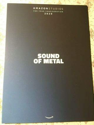 Sound Of Metal Amazon Fyc Dvd Riz Ahmed Olivia Cooke Rare