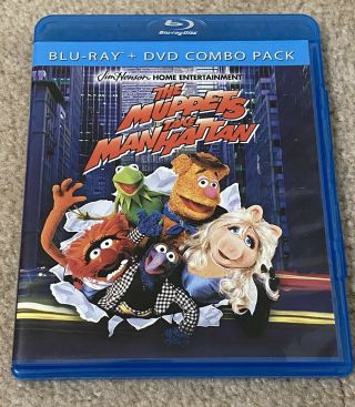 The Muppets Take Manhattan (two - Disc Blu - Ray/dvd Combo) Rare Oop