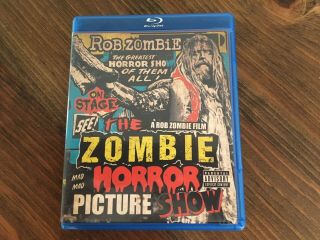 Rob Zombie: The Zombie Horror Picture Show (blu - Ray Disc,  2014,  Rare Oop)