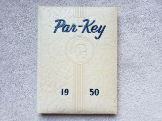 1950 Parkland High School Yearbook Par Key Orefield Pa Rare Vintage Old