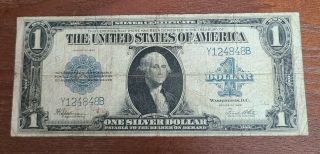 1923 $1 Silver Certificate Horse Blanket ( (Rare 6 digit serial number)) 3